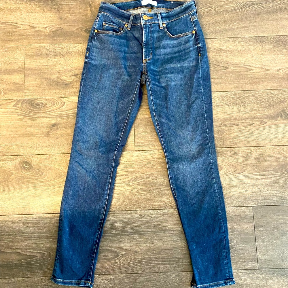 LOFT- Curvy Skinny Crop Jeans